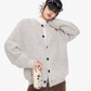 Round Neck Knit Cardigan ICM0101