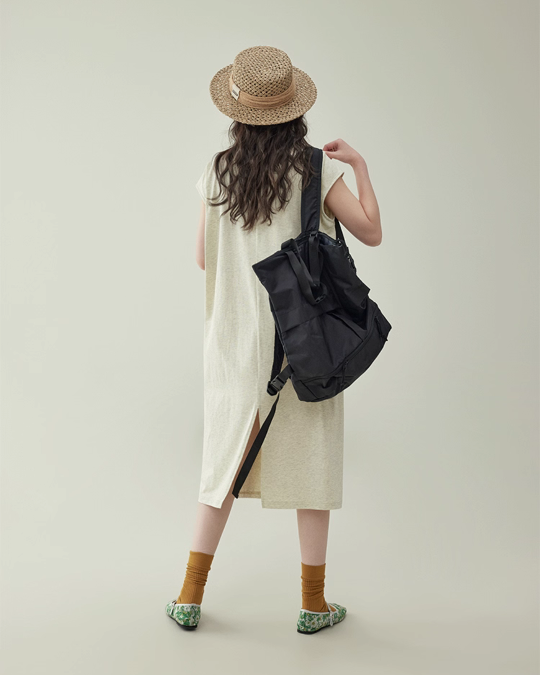 French Sleeve T-Shirt Dress AMU0035