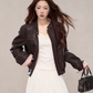 Pink Leather Jacket WDB0016
