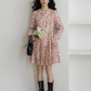 V-Neck Floral Dress VAS0193