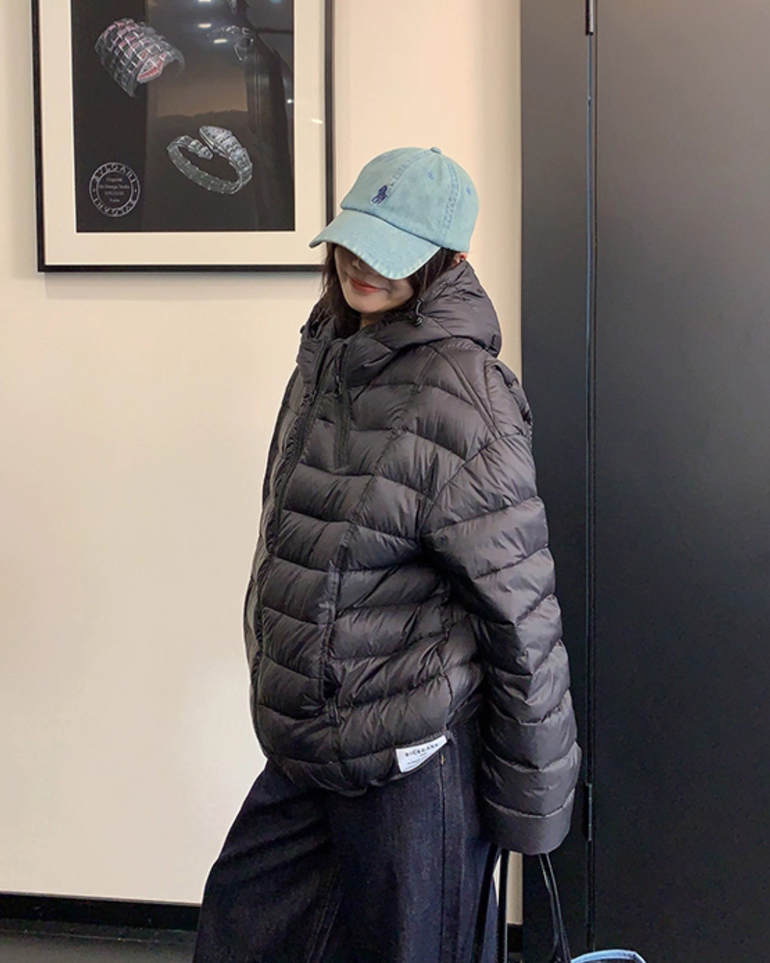 Mid-Length Down Hood Jacket YLS1010