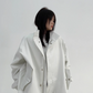 Stand Collar Leather Jacket YLS0747