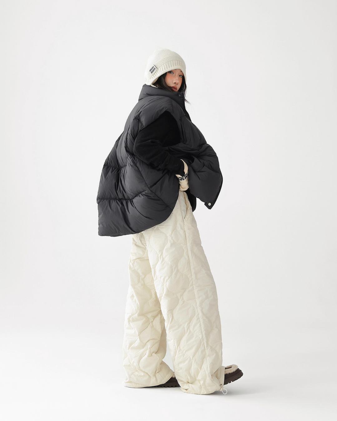 Quilted Loose Casual Pants ACS0341