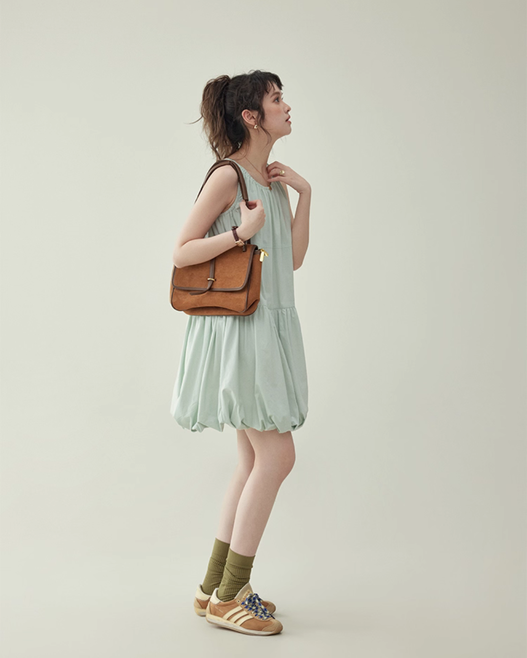 Balloon Sleeveless Dress AMU0039