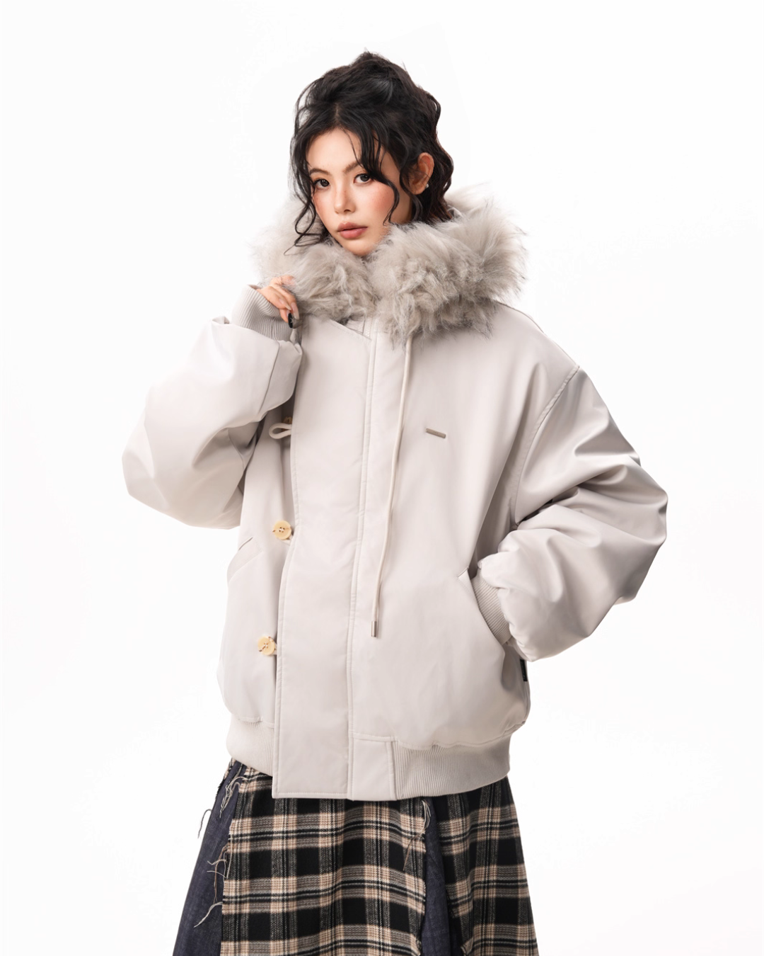 Fur Collar Cotton Jacket BWA0003