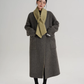 Scarf Collarless Coat SRS0412