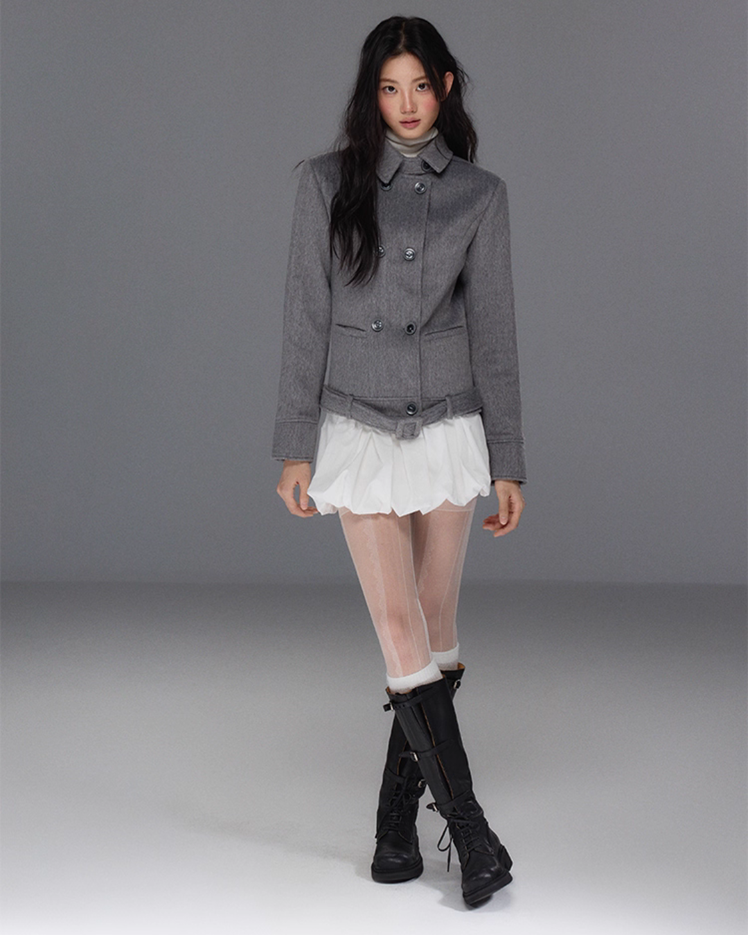 Double Breasted Wool Coat TRK0001