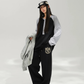 Henley Neck Raglan Sleeve Long-Sleeve T-Shirt ACS0382