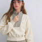 Striped Half-Zip Pullover Hoodie ASG0081