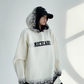 Loose Monotone Knit Hoodie YLS0675