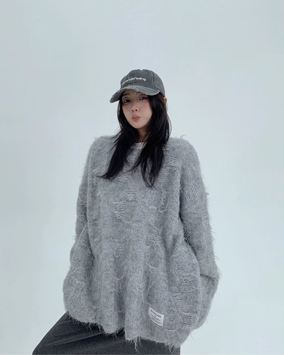 Mohair Touch Knit Top YLS0969