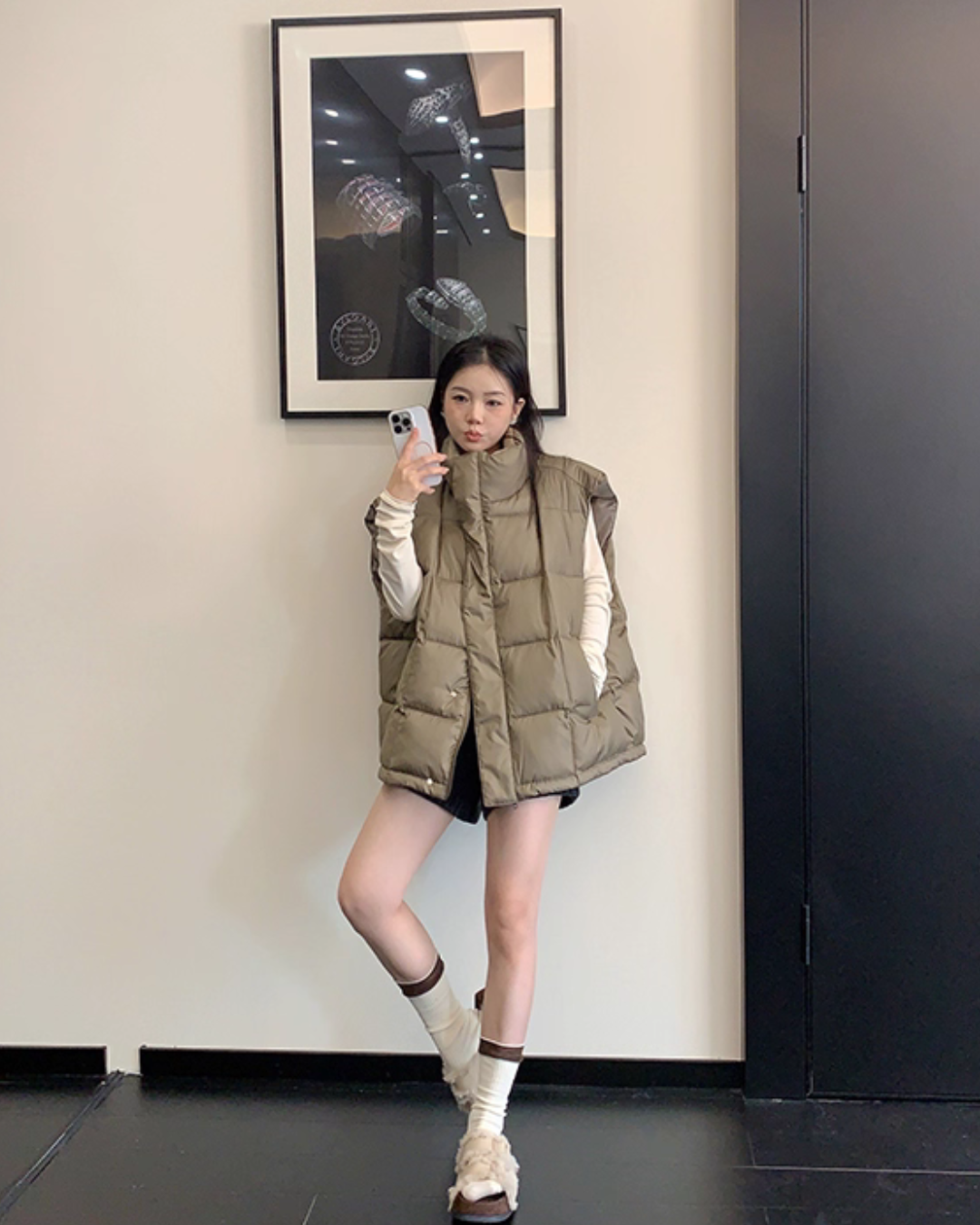 Stand Collar Down Vest YLS1006