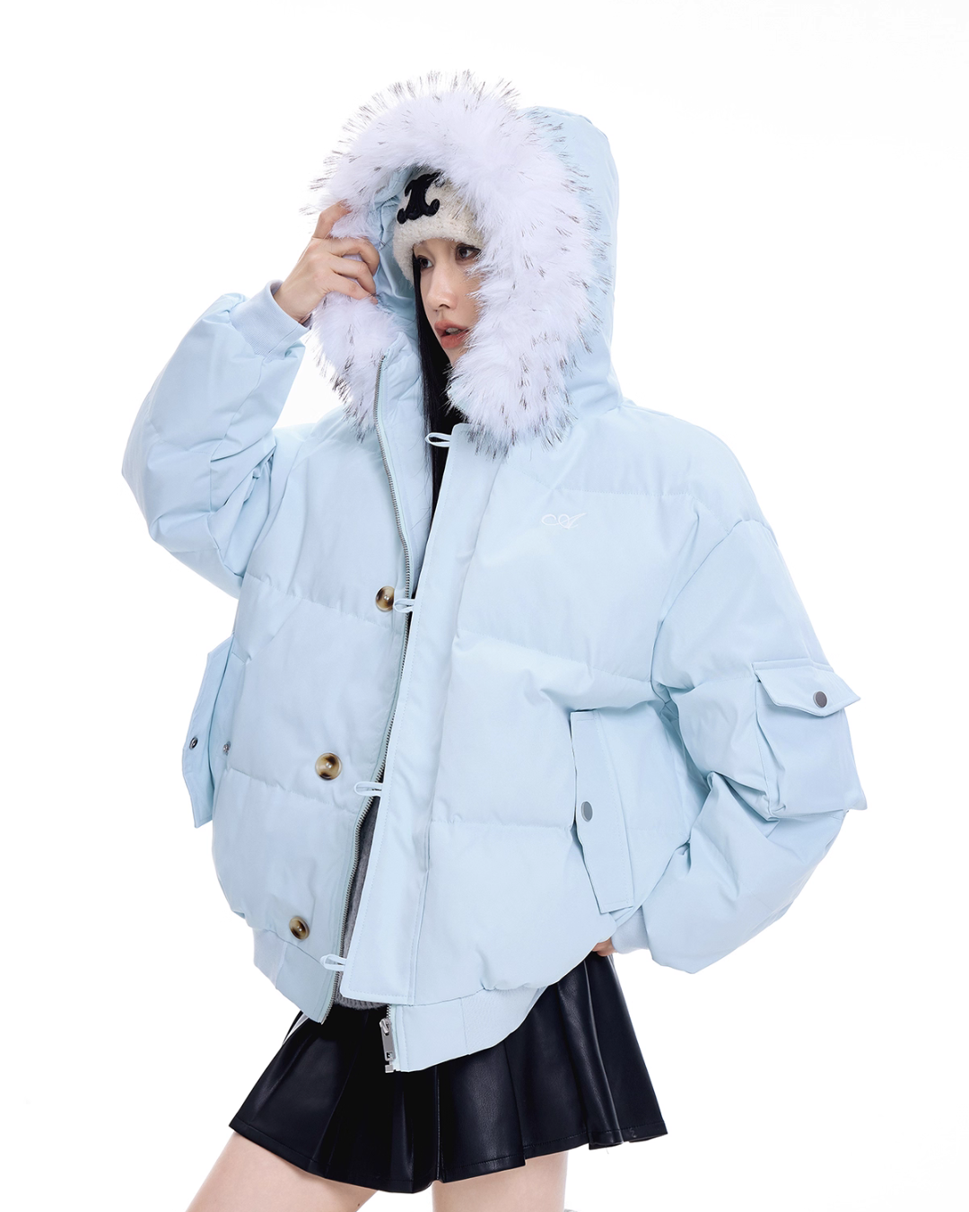 Fur Hood Down Jacket ICM0100