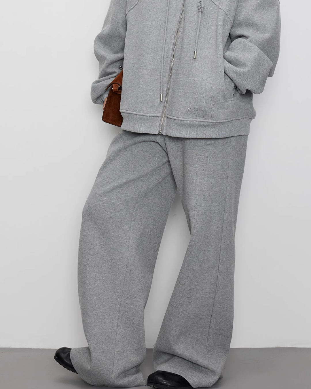 Loose Zip Hoodie / Loose Wide Pants JLC0011