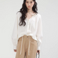 No Collar Balloon Sleeve Top / Vest / Pants CHS0002
