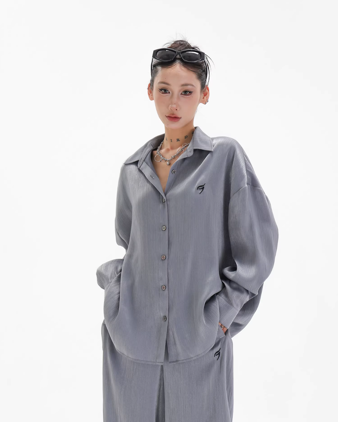 Lightweight Casual Long-Sleeve Shirt / Long Pants / Shorts ACS0366