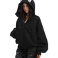 Ear Design Studded Hoodie BGS0022