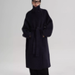 Stand Collar Long Loose Wool Coat SRS0361
