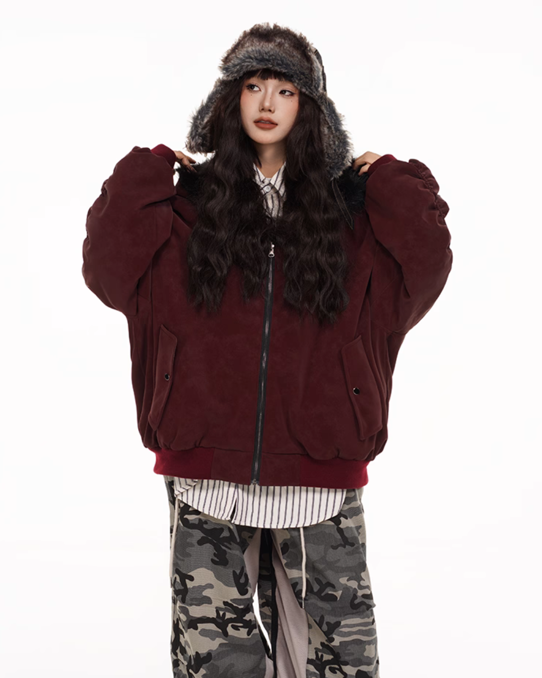 Fur × Nylon Reversible Blouson FEC0004