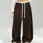 Layered Design Wide Sweatpants ACS0391