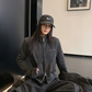 Vintage Double Zipper Jacket / Cargo Track Pants YLS1054