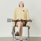 Round Neck Compact Knit Cardigan LLA0414