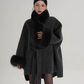 Fur Collar Cape Coat SRS0400
