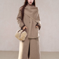 Scarf Collar Wool Coat WDB0004