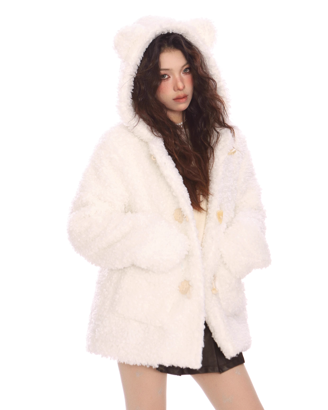 Bear Fluffy Boa Jacket BGS0008