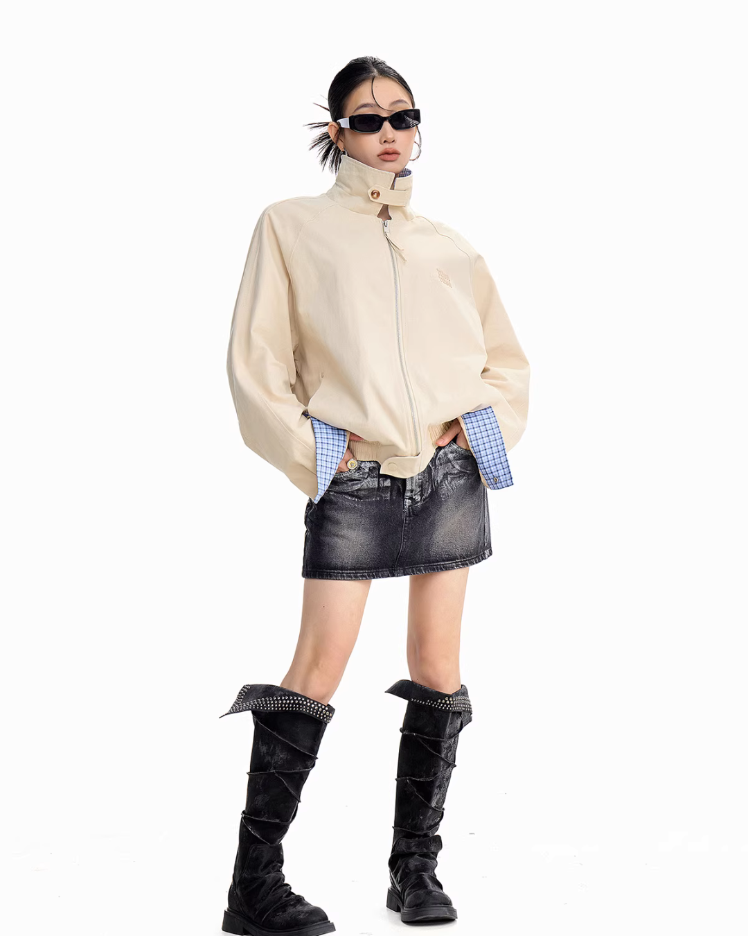 Paid Collar Work Jacket ICM0081