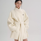 Mid Length Belted Wool Coat SRS0363