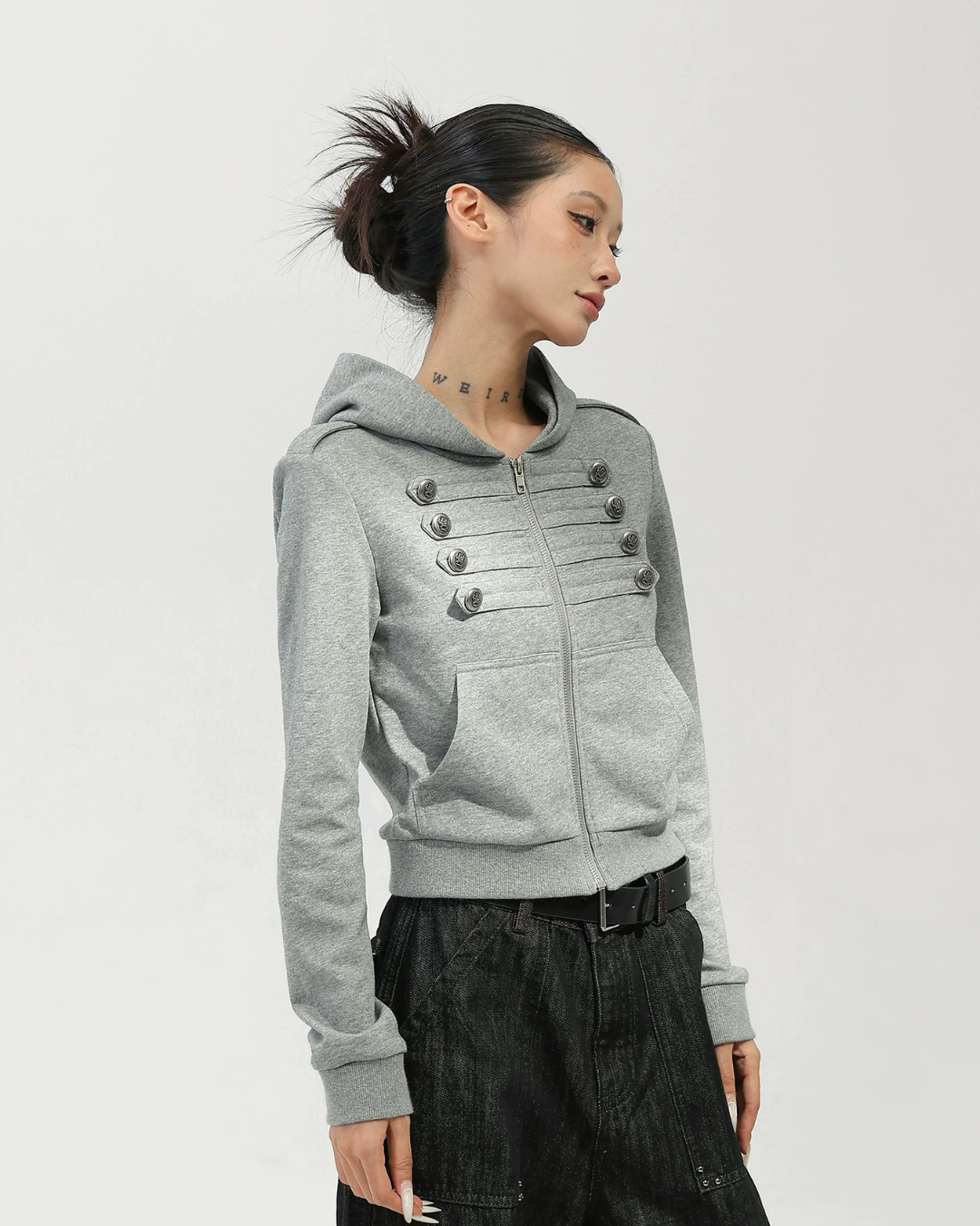 Napoleon Double-Breasted Hoodie Jacket ACS0370