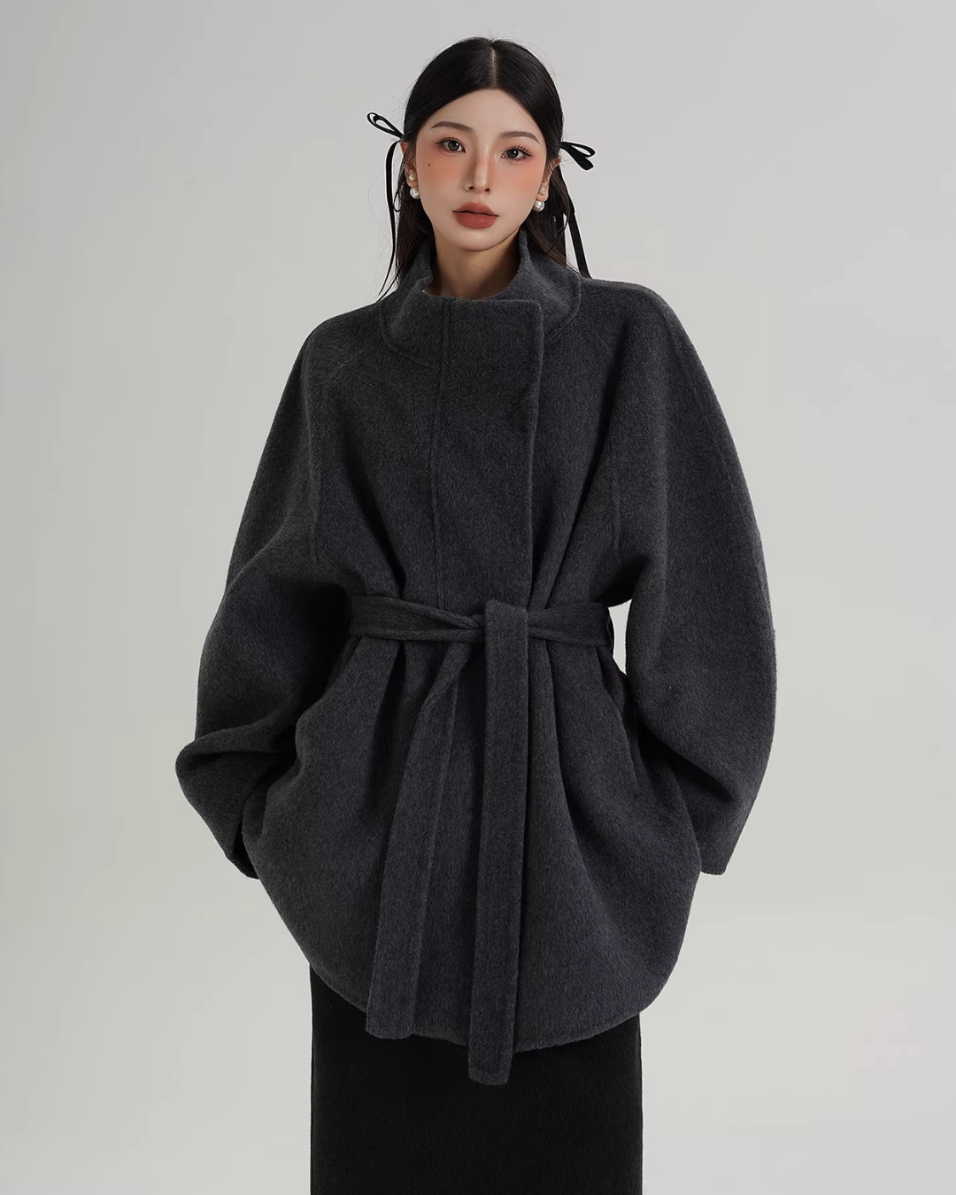 Wool Mid-Length Coat SRS0398