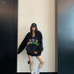 Key Neck Rainbow Logo Sweat Hoodie YLS1058