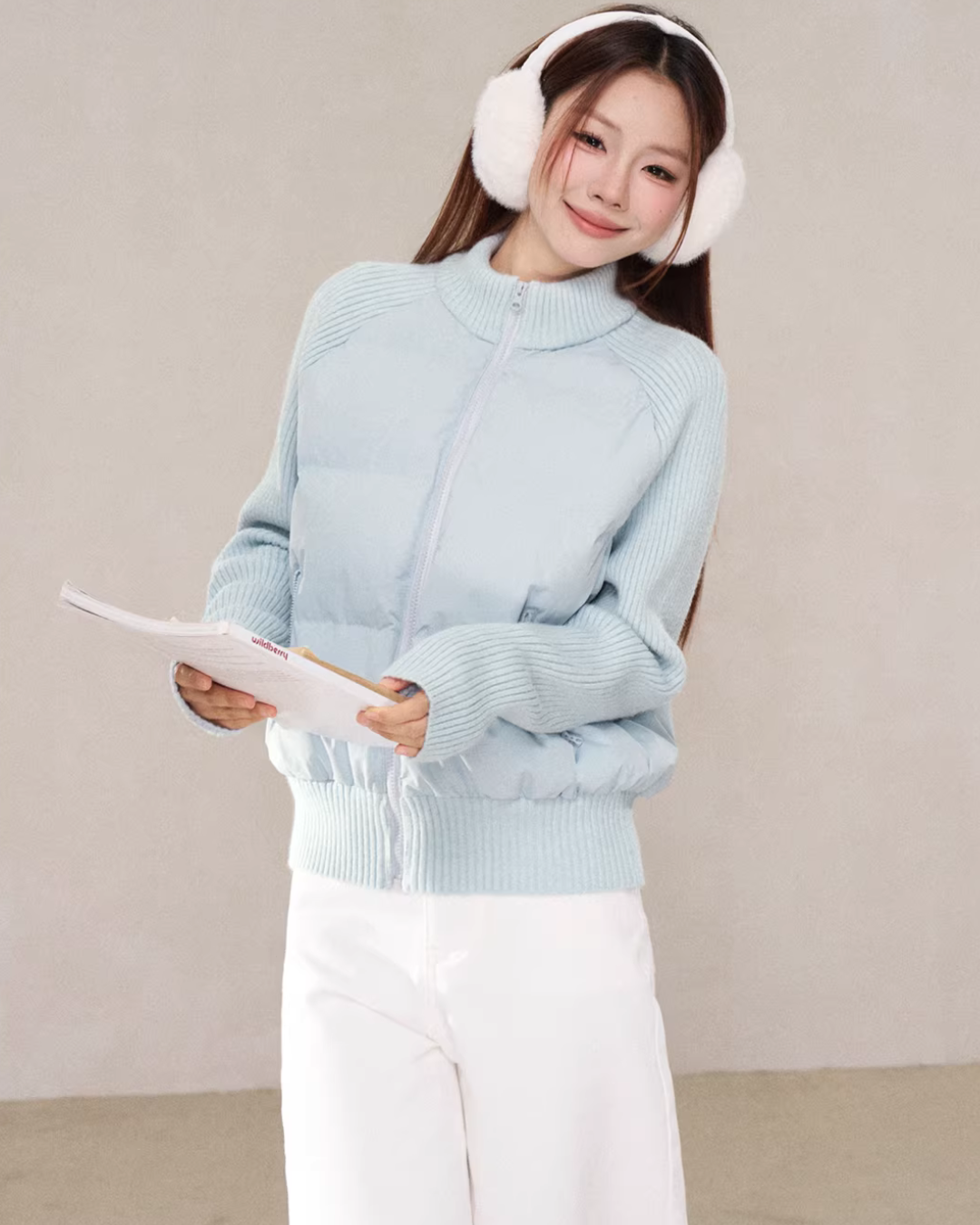 Down Knit Blouson WDB0006