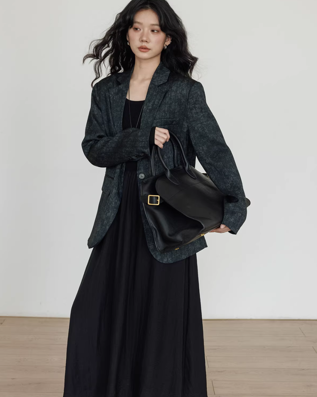Linen Oversized Casual Jacket/Wide Pants VAS0181
