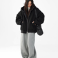 Stand Collar Hoodie Zip Jacket ACS0358