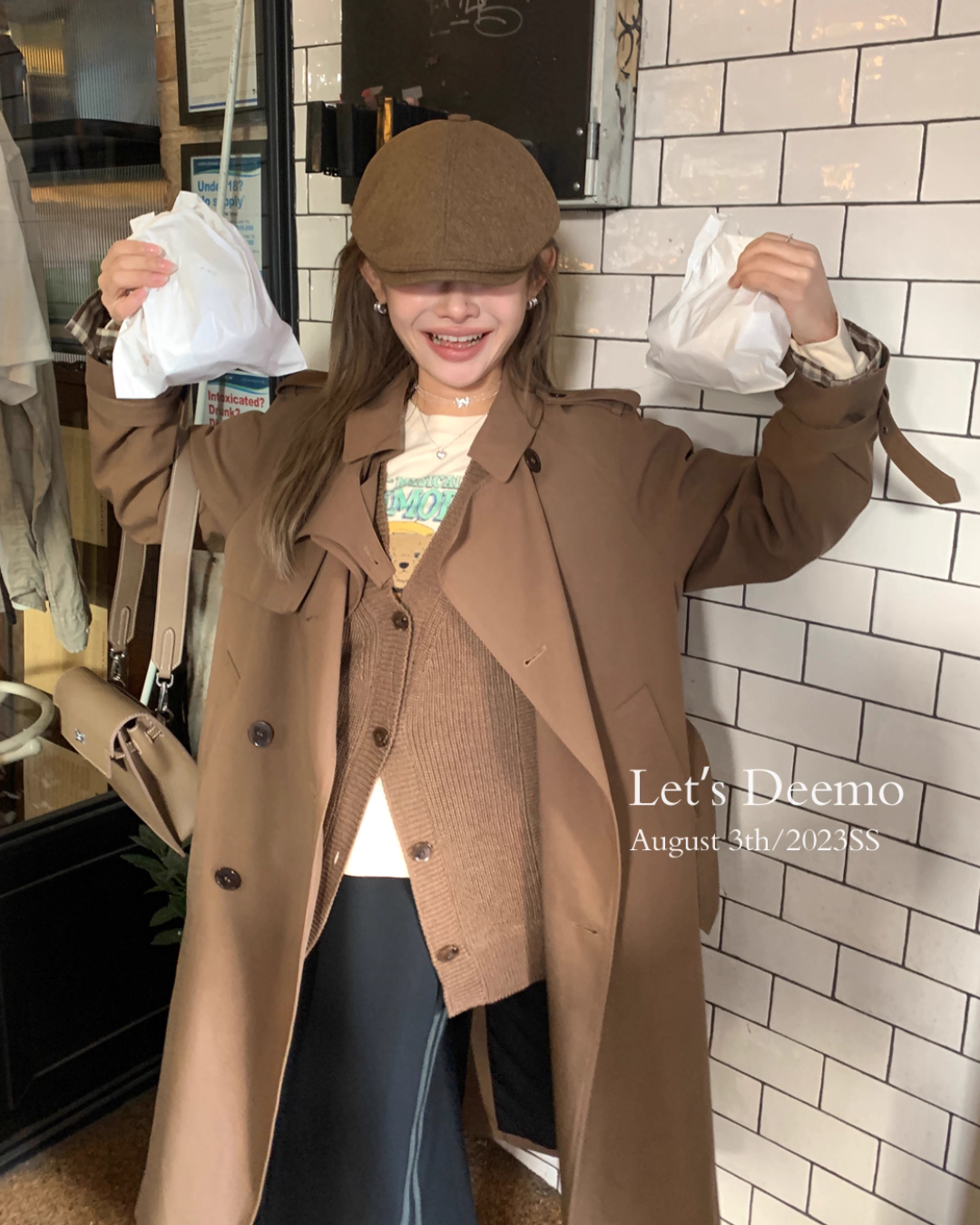 Trench Coat With Belt DEM0002