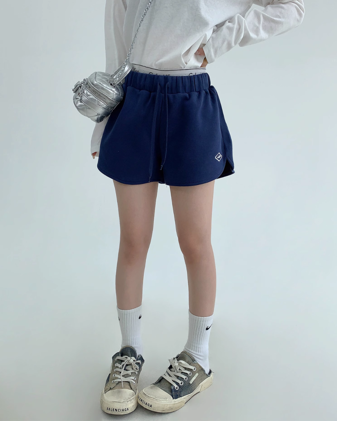 Logo Printed Sweat Shorts YLS0870