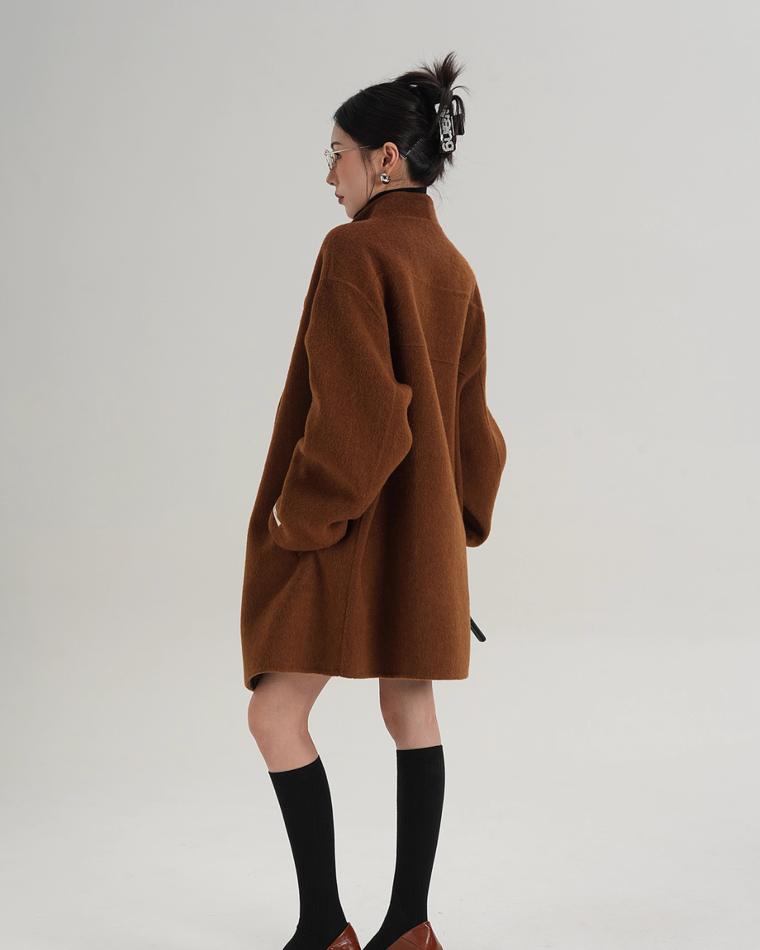Mid Length Wool Coat  SRS0373