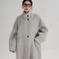 Mock Neck Long Coat SRS0413