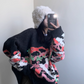 Graffiti Jacquard Knit Tops YLS0665
