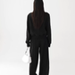 Stand Collar Cropped Jacket/Casual Wide Pants ACS0360