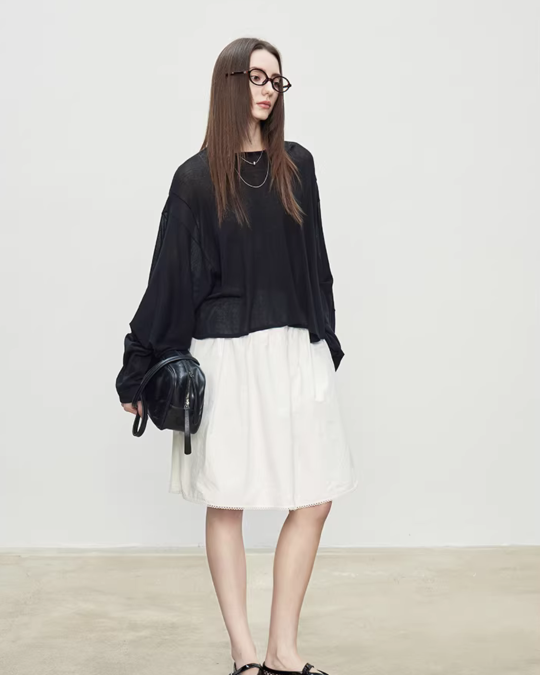 Retro Puffy Half Skirt TEO0006