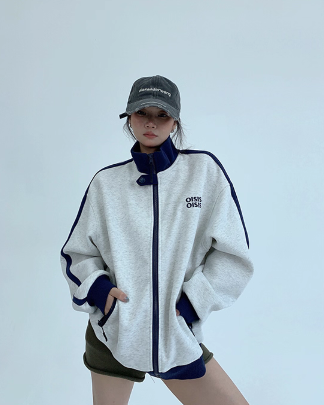 Stand Neck Track Jacket YLS0888