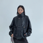Stand Collar Fake Leather Blouson YLS0909