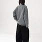 Stand Collar Knit Jacket ACS0352