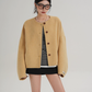Crew Neck Knit Cardigan SRS0369