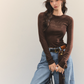 Retro Casual Khaki Jacket / Long-Sleeve Top ASG0052