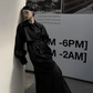 American Loose Glossy Trench Coat VCY0001